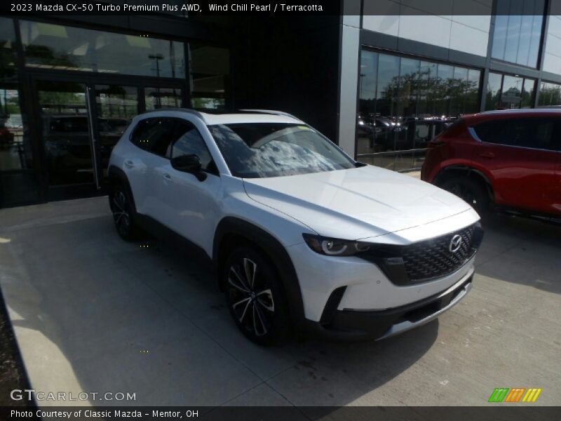 Wind Chill Pearl / Terracotta 2023 Mazda CX-50 Turbo Premium Plus AWD