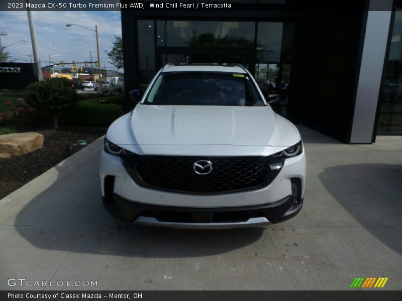 Wind Chill Pearl / Terracotta 2023 Mazda CX-50 Turbo Premium Plus AWD