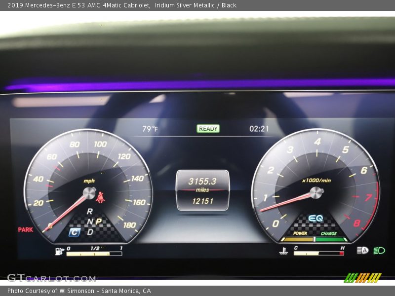  2019 E 53 AMG 4Matic Cabriolet 53 AMG 4Matic Cabriolet Gauges