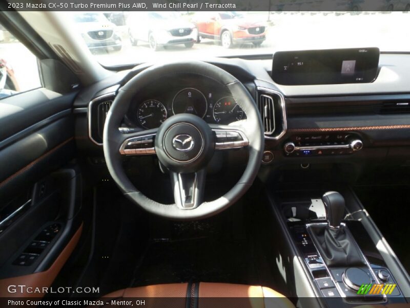 Wind Chill Pearl / Terracotta 2023 Mazda CX-50 Turbo Premium Plus AWD