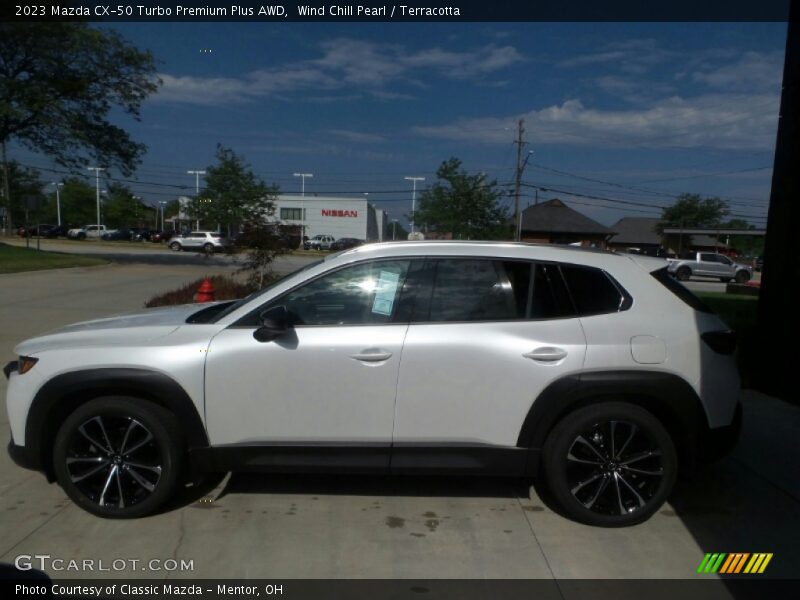 Wind Chill Pearl / Terracotta 2023 Mazda CX-50 Turbo Premium Plus AWD