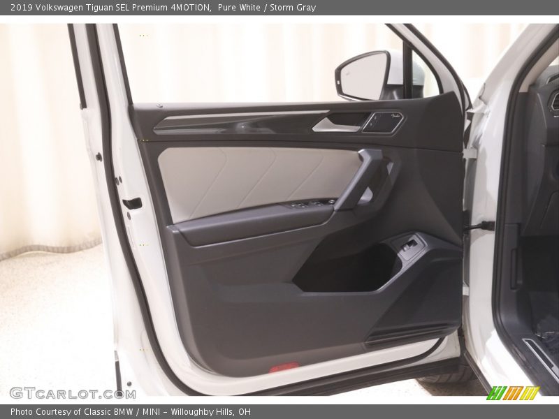 Pure White / Storm Gray 2019 Volkswagen Tiguan SEL Premium 4MOTION