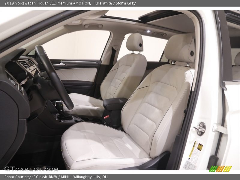 Pure White / Storm Gray 2019 Volkswagen Tiguan SEL Premium 4MOTION