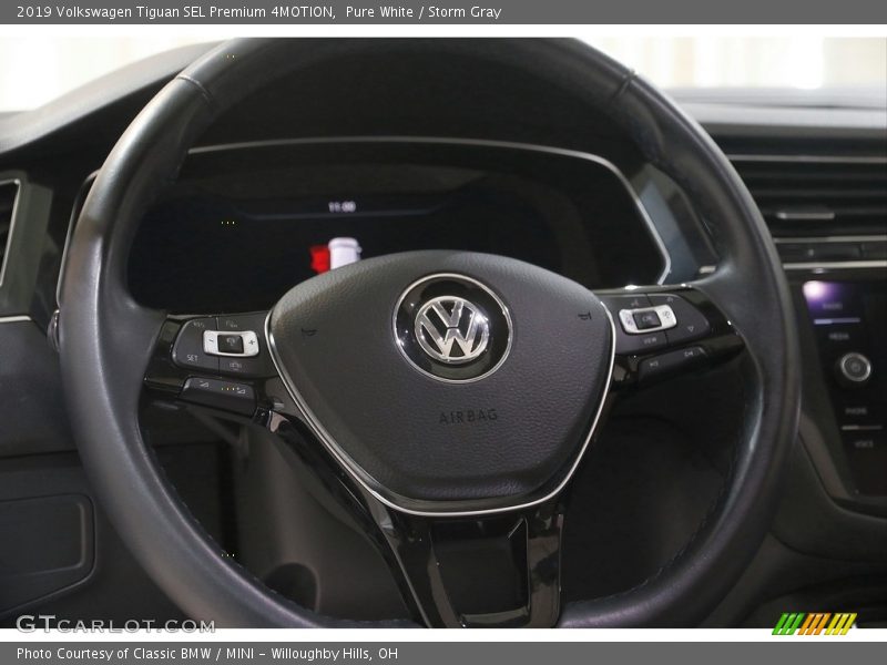 Pure White / Storm Gray 2019 Volkswagen Tiguan SEL Premium 4MOTION