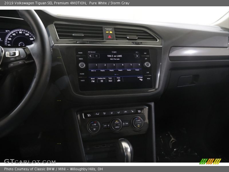 Pure White / Storm Gray 2019 Volkswagen Tiguan SEL Premium 4MOTION