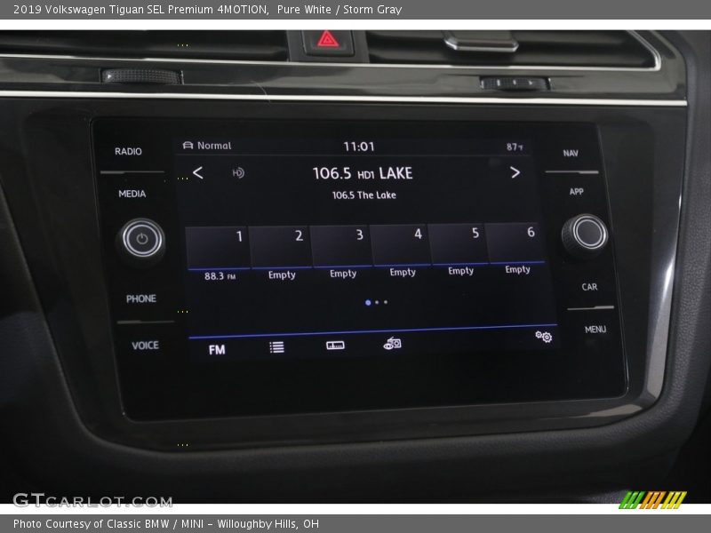 Pure White / Storm Gray 2019 Volkswagen Tiguan SEL Premium 4MOTION