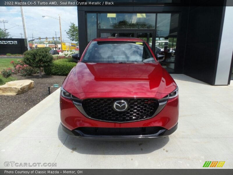 Soul Red Crystal Metallic / Black 2022 Mazda CX-5 Turbo AWD
