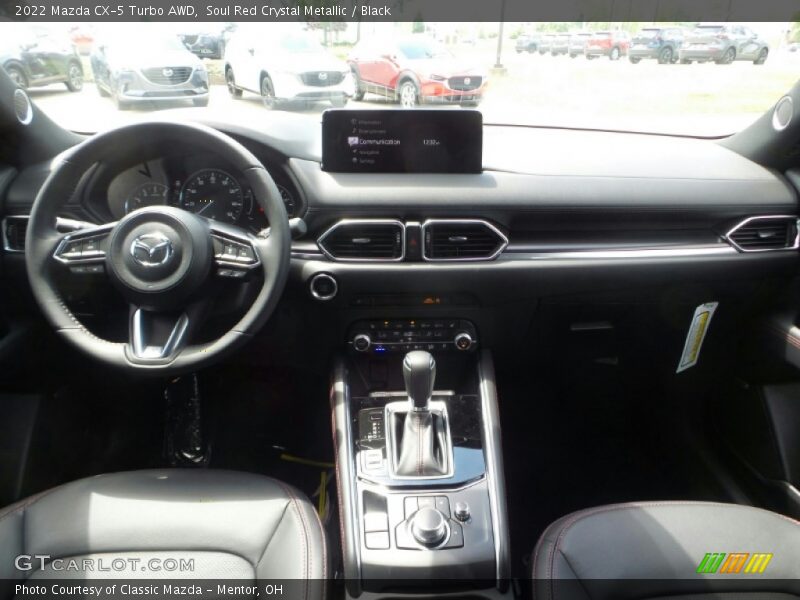 Soul Red Crystal Metallic / Black 2022 Mazda CX-5 Turbo AWD