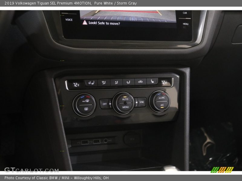 Pure White / Storm Gray 2019 Volkswagen Tiguan SEL Premium 4MOTION