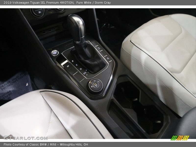 Pure White / Storm Gray 2019 Volkswagen Tiguan SEL Premium 4MOTION