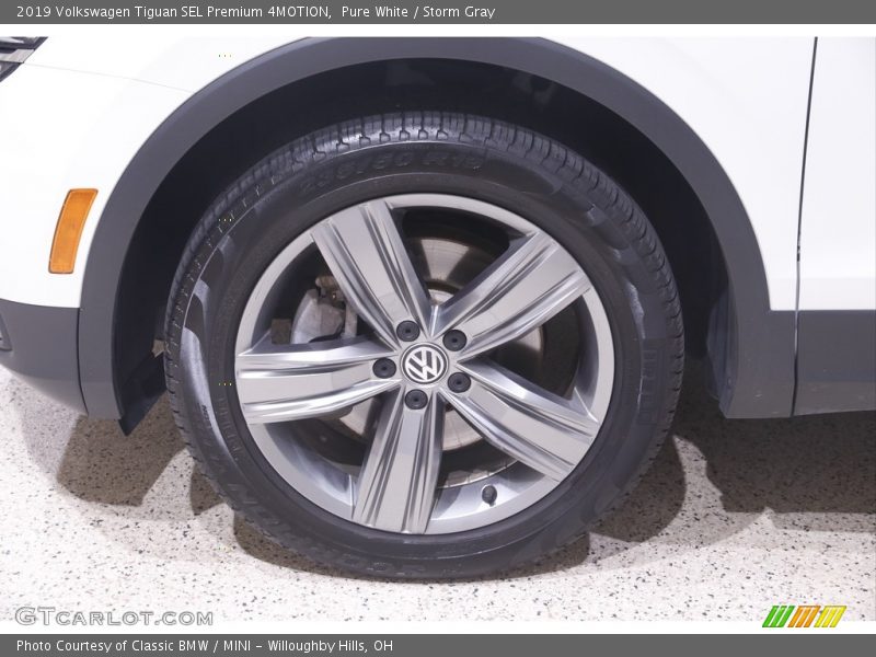 Pure White / Storm Gray 2019 Volkswagen Tiguan SEL Premium 4MOTION