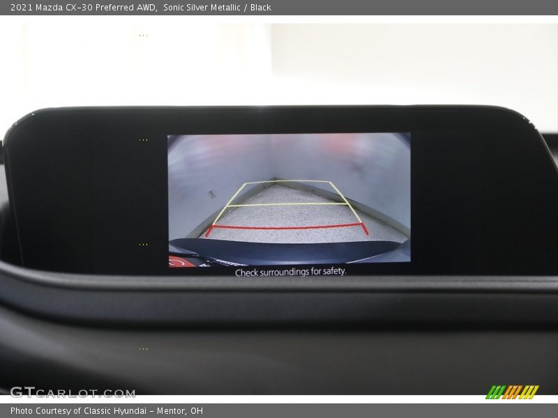 Sonic Silver Metallic / Black 2021 Mazda CX-30 Preferred AWD