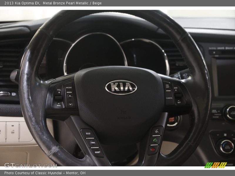 Metal Bronze Pearl Metallic / Beige 2013 Kia Optima EX