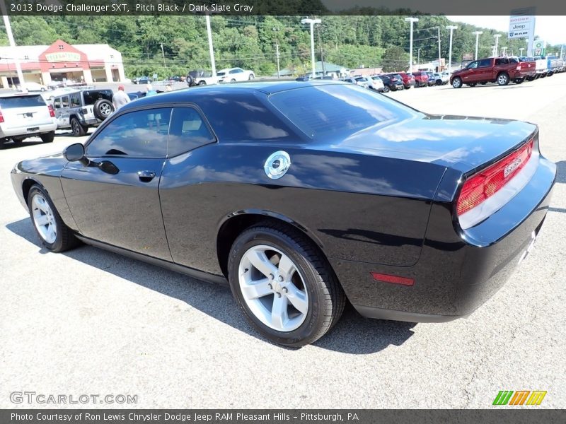 Pitch Black / Dark Slate Gray 2013 Dodge Challenger SXT