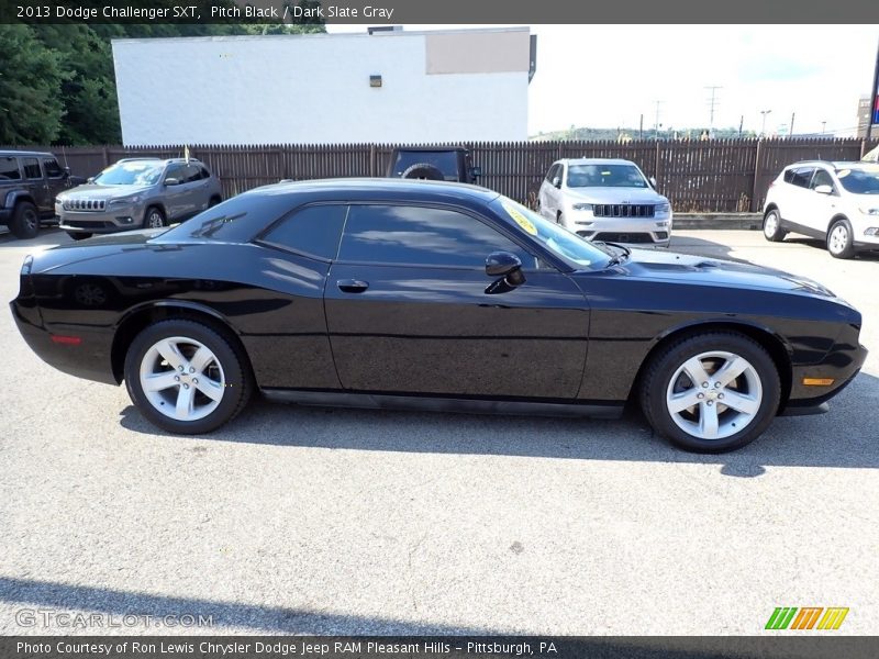 Pitch Black / Dark Slate Gray 2013 Dodge Challenger SXT