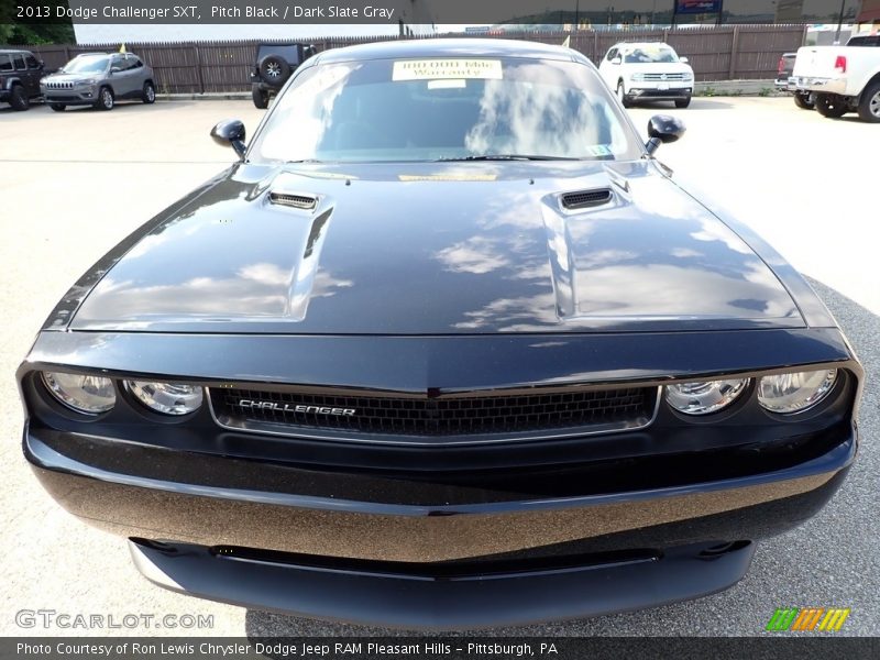 Pitch Black / Dark Slate Gray 2013 Dodge Challenger SXT