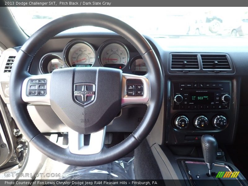 Pitch Black / Dark Slate Gray 2013 Dodge Challenger SXT