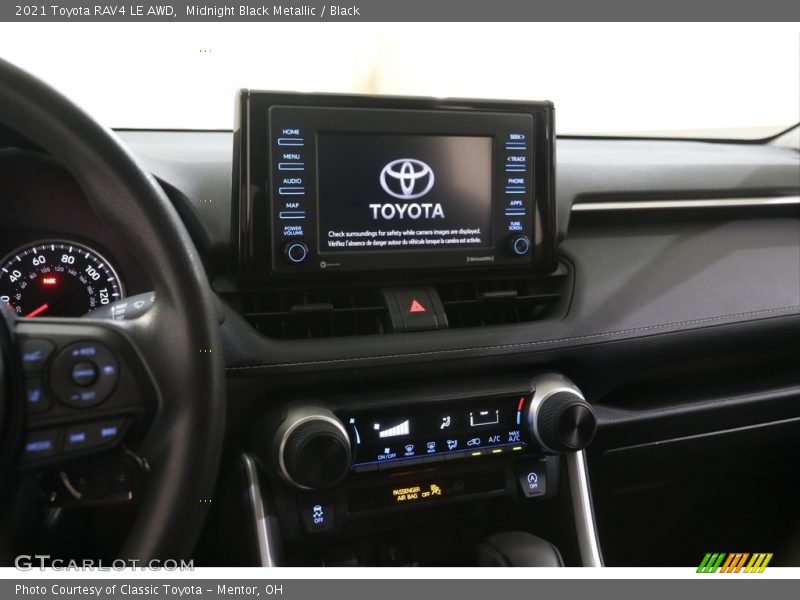 Midnight Black Metallic / Black 2021 Toyota RAV4 LE AWD