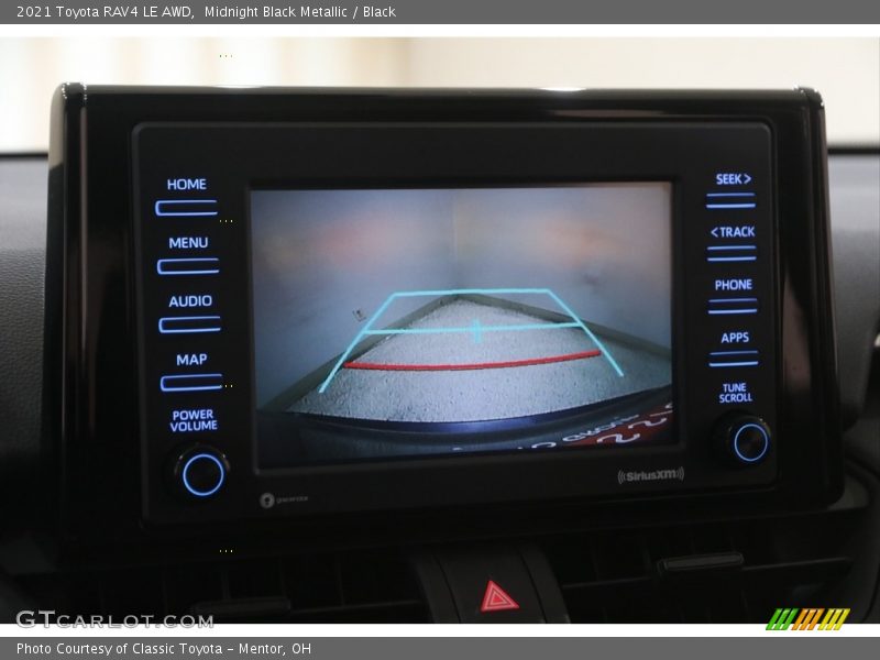 Midnight Black Metallic / Black 2021 Toyota RAV4 LE AWD