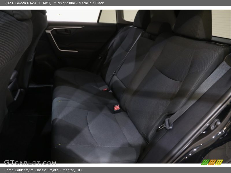 Midnight Black Metallic / Black 2021 Toyota RAV4 LE AWD