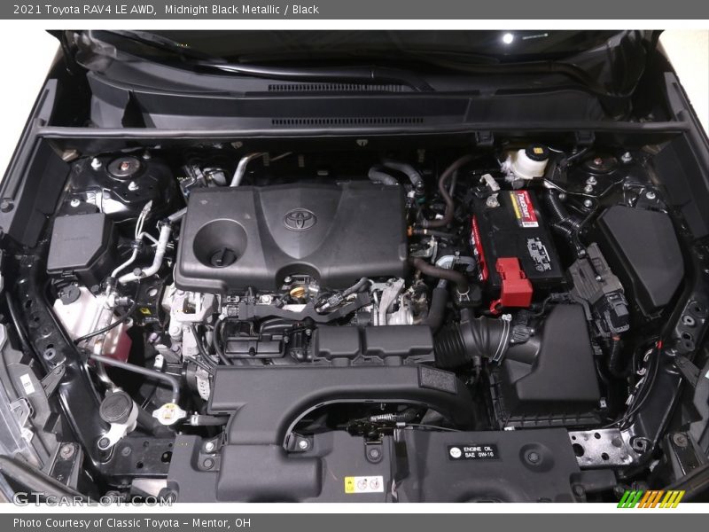 Midnight Black Metallic / Black 2021 Toyota RAV4 LE AWD