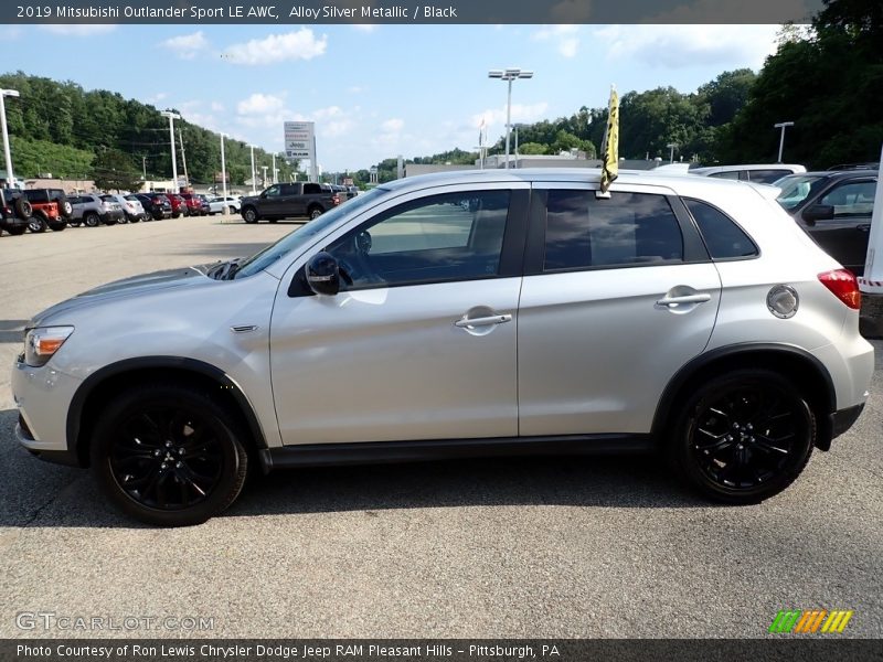 Alloy Silver Metallic / Black 2019 Mitsubishi Outlander Sport LE AWC