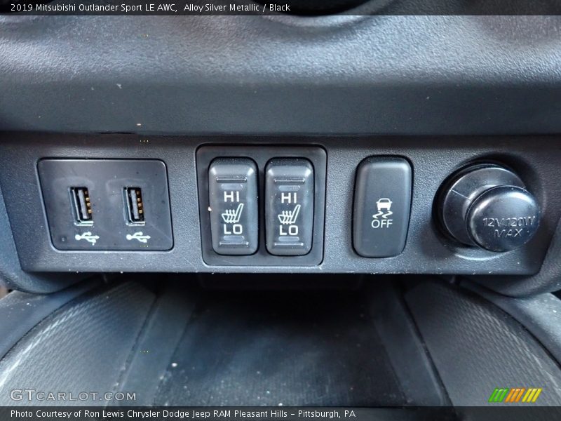 Alloy Silver Metallic / Black 2019 Mitsubishi Outlander Sport LE AWC