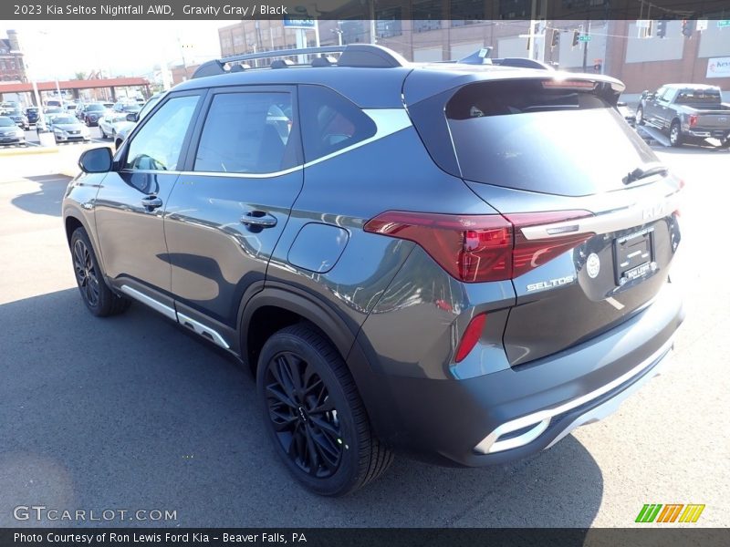 Gravity Gray / Black 2023 Kia Seltos Nightfall AWD