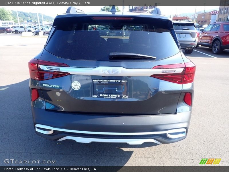 Gravity Gray / Black 2023 Kia Seltos Nightfall AWD