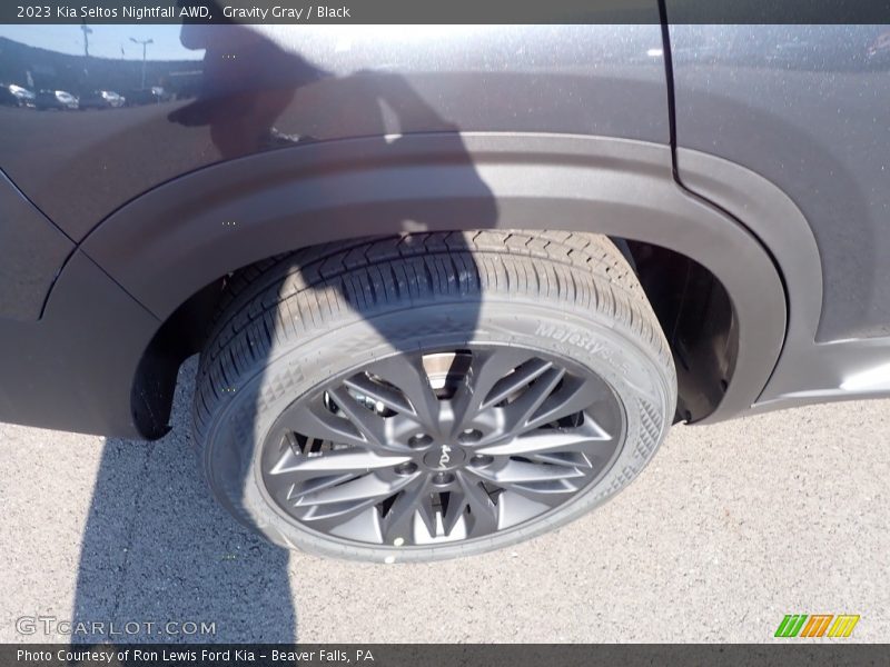 Gravity Gray / Black 2023 Kia Seltos Nightfall AWD