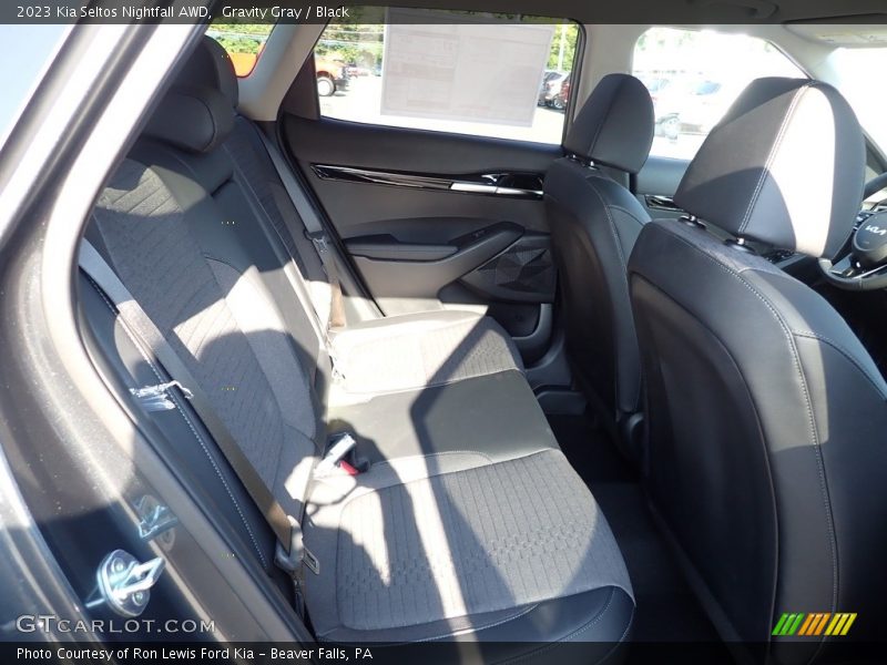 Gravity Gray / Black 2023 Kia Seltos Nightfall AWD
