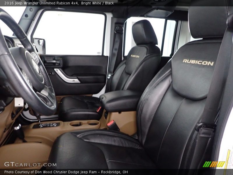 Bright White / Black 2016 Jeep Wrangler Unlimited Rubicon 4x4