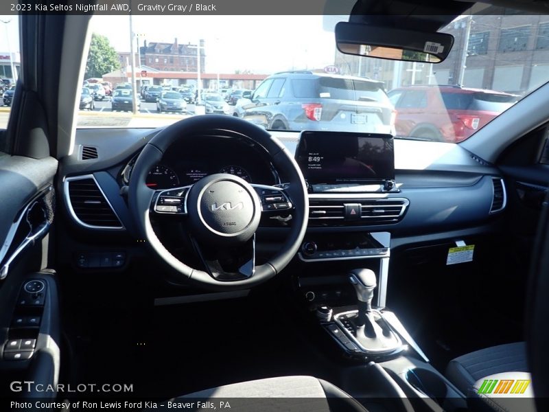 Gravity Gray / Black 2023 Kia Seltos Nightfall AWD
