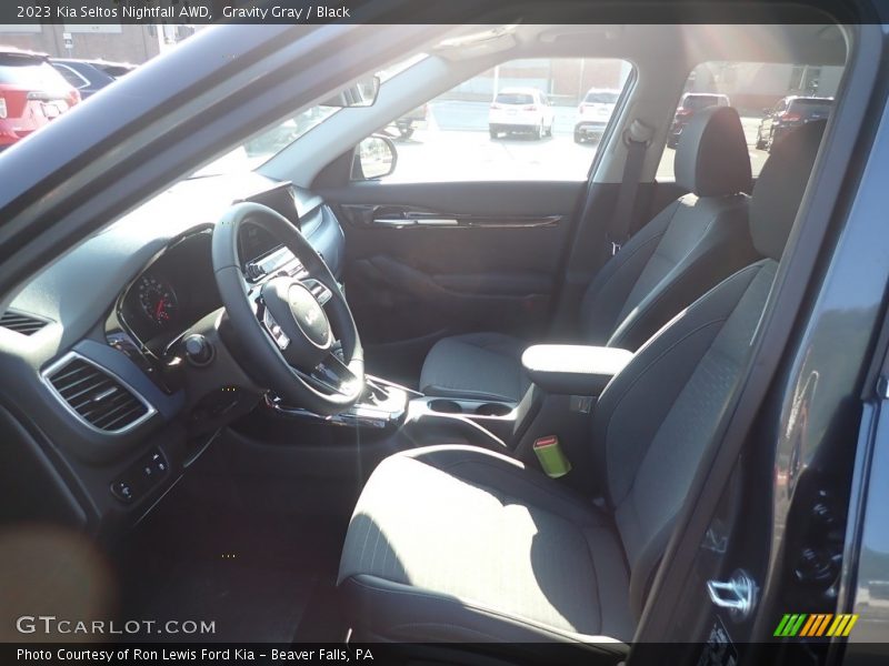Gravity Gray / Black 2023 Kia Seltos Nightfall AWD