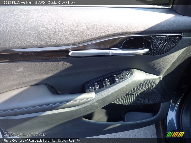Gravity Gray / Black 2023 Kia Seltos Nightfall AWD
