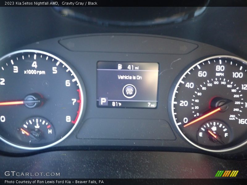 Gravity Gray / Black 2023 Kia Seltos Nightfall AWD