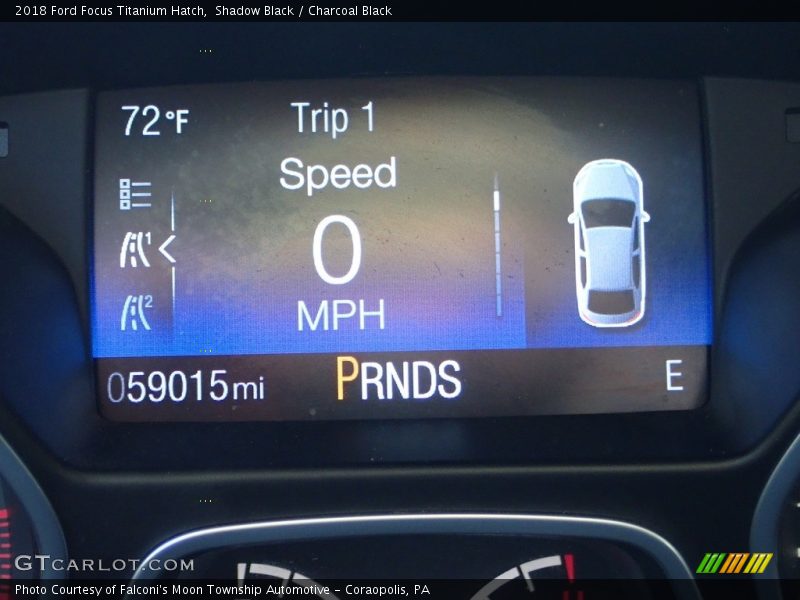 Shadow Black / Charcoal Black 2018 Ford Focus Titanium Hatch