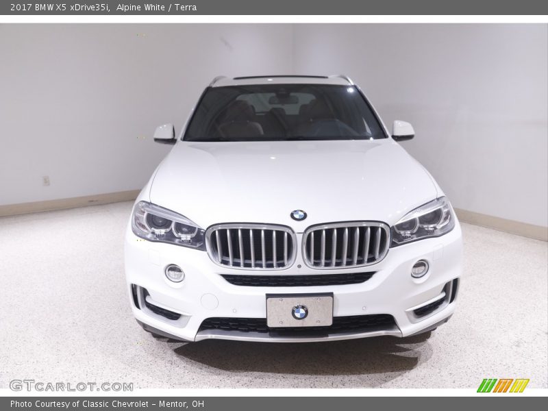 Alpine White / Terra 2017 BMW X5 xDrive35i