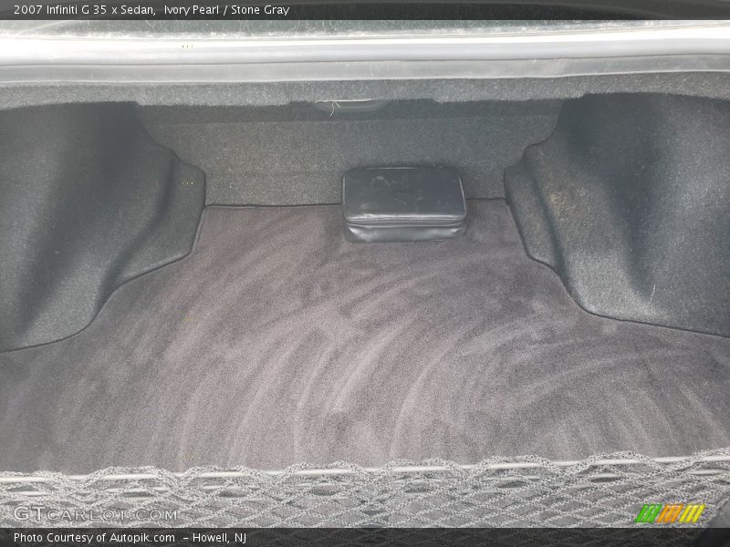 Ivory Pearl / Stone Gray 2007 Infiniti G 35 x Sedan