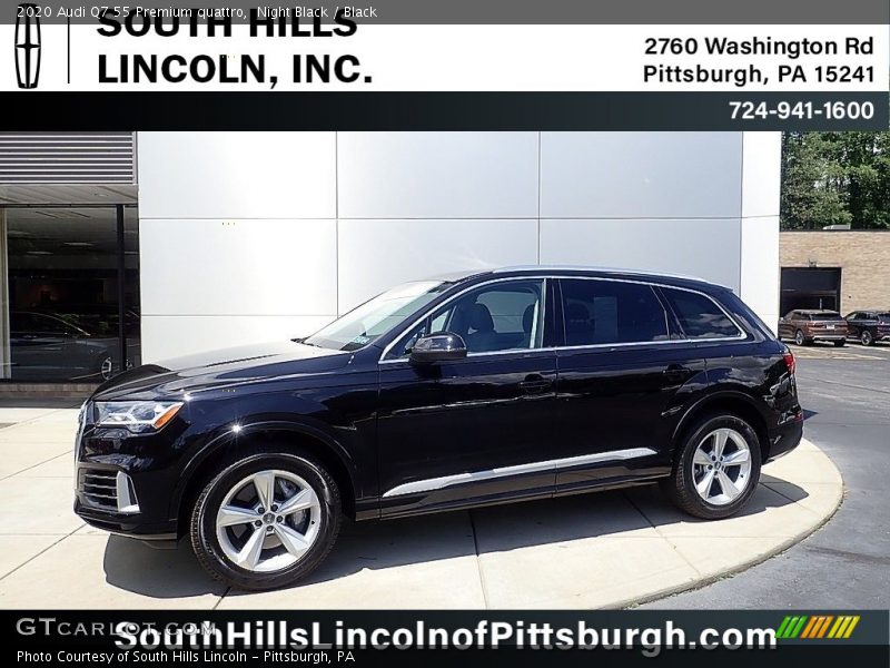 Night Black / Black 2020 Audi Q7 55 Premium quattro