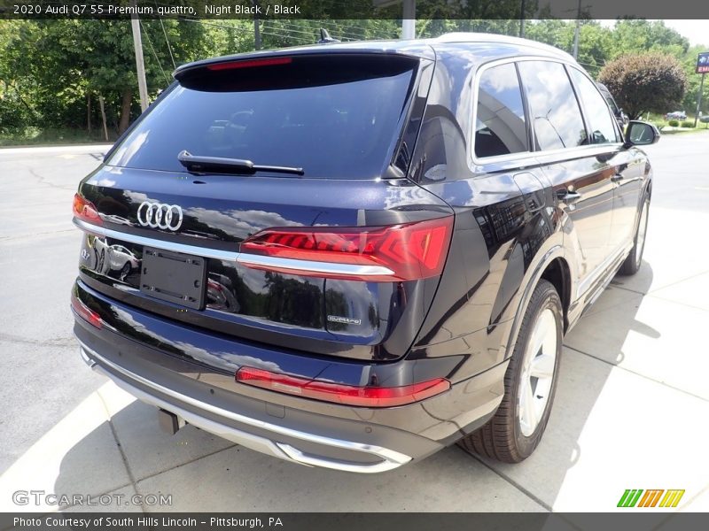 Night Black / Black 2020 Audi Q7 55 Premium quattro