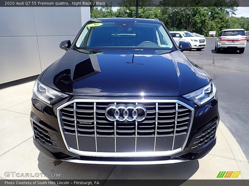 Night Black / Black 2020 Audi Q7 55 Premium quattro