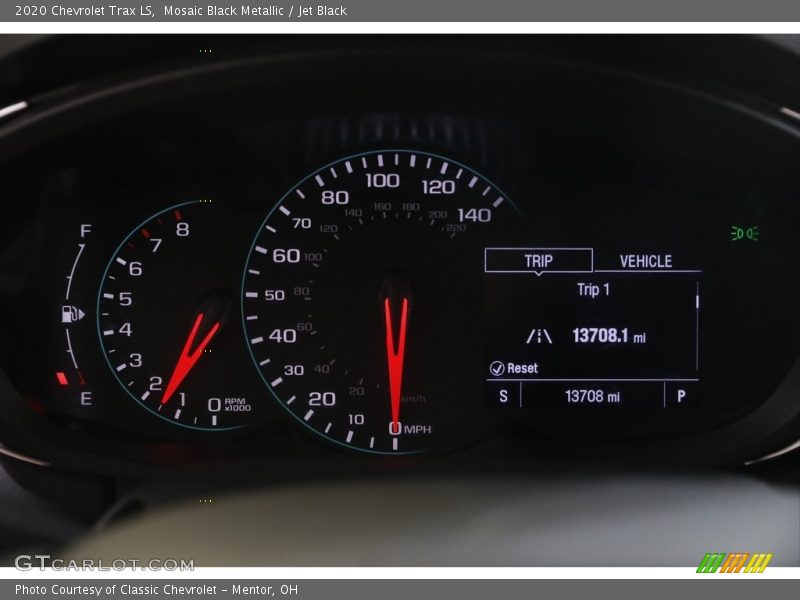 Mosaic Black Metallic / Jet Black 2020 Chevrolet Trax LS