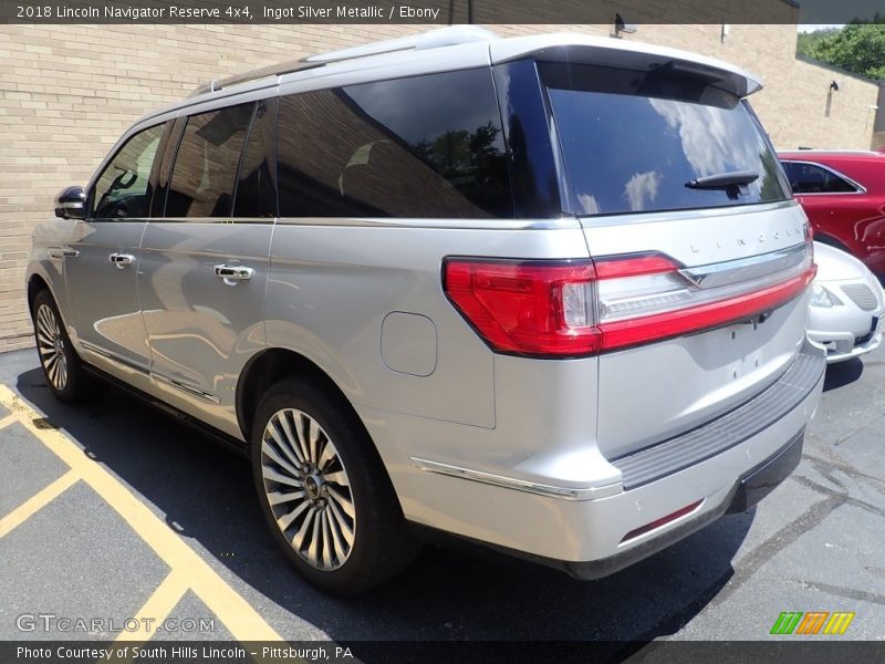 Ingot Silver Metallic / Ebony 2018 Lincoln Navigator Reserve 4x4