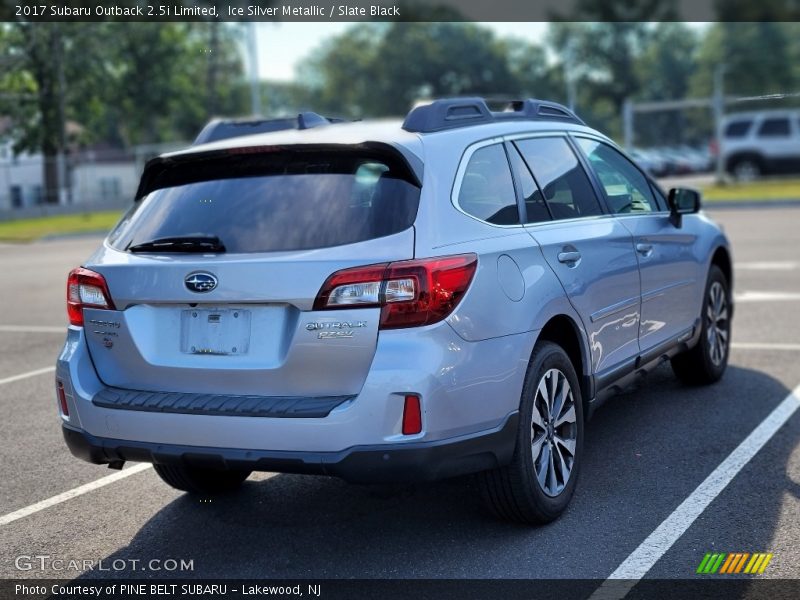 Ice Silver Metallic / Slate Black 2017 Subaru Outback 2.5i Limited