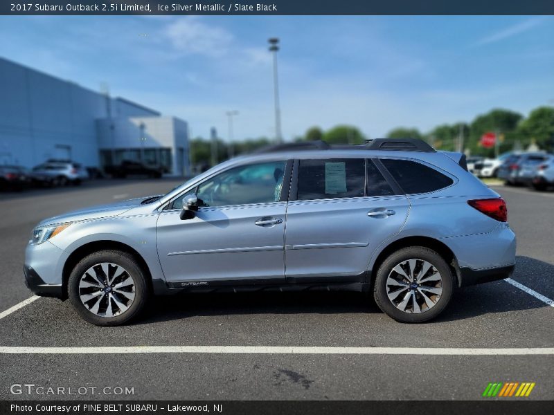 Ice Silver Metallic / Slate Black 2017 Subaru Outback 2.5i Limited