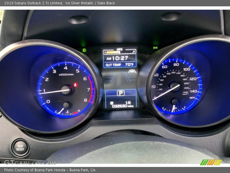 Ice Silver Metallic / Slate Black 2019 Subaru Outback 2.5i Limited