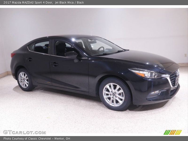 Jet Black Mica / Black 2017 Mazda MAZDA3 Sport 4 Door