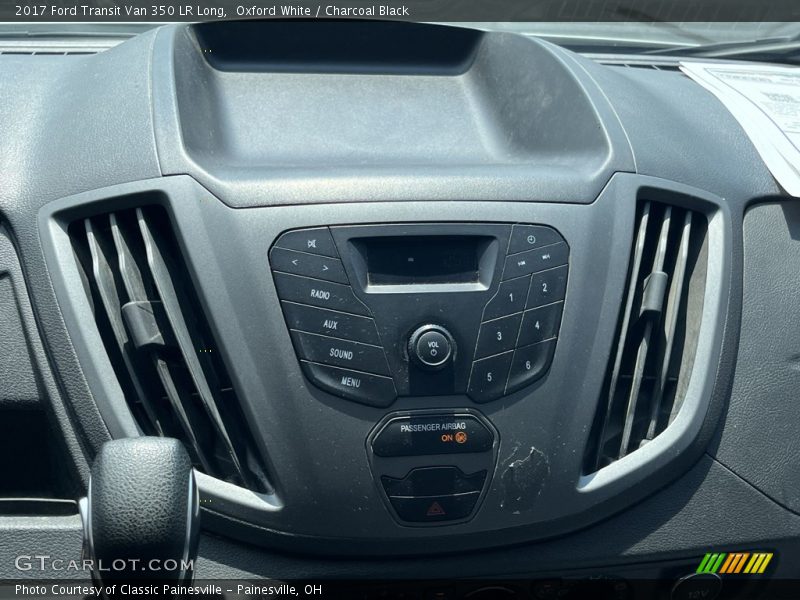 Oxford White / Charcoal Black 2017 Ford Transit Van 350 LR Long