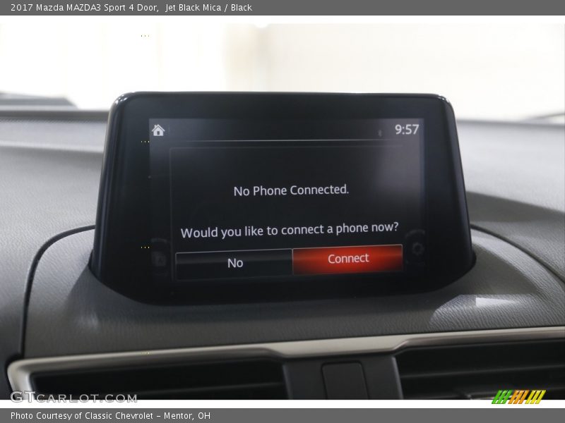 Jet Black Mica / Black 2017 Mazda MAZDA3 Sport 4 Door